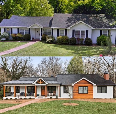 metal roof on ranch style house|modern ranch houses.